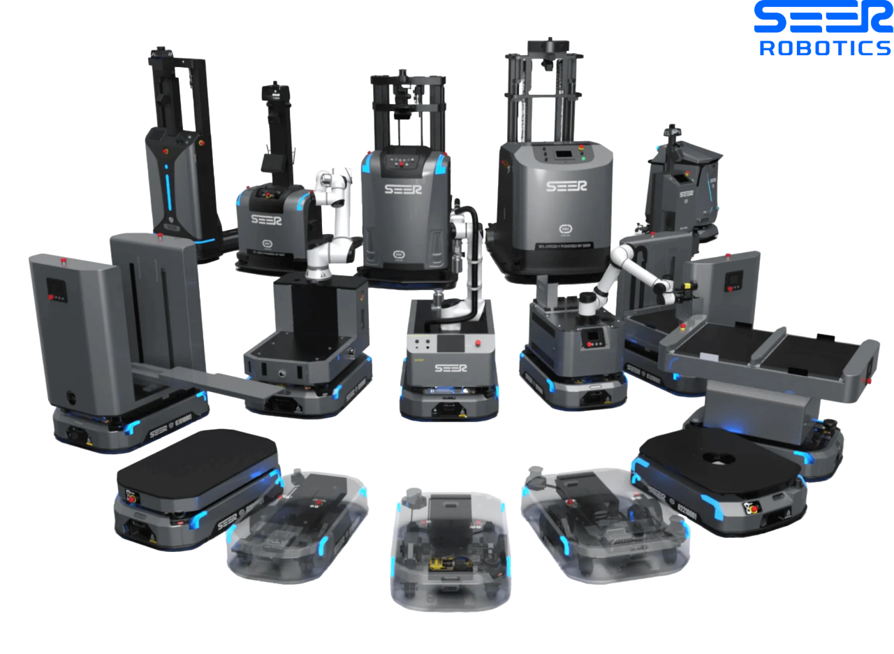 AMR統合開発プラットフォーム SEER Roboticsの製品イメージです。