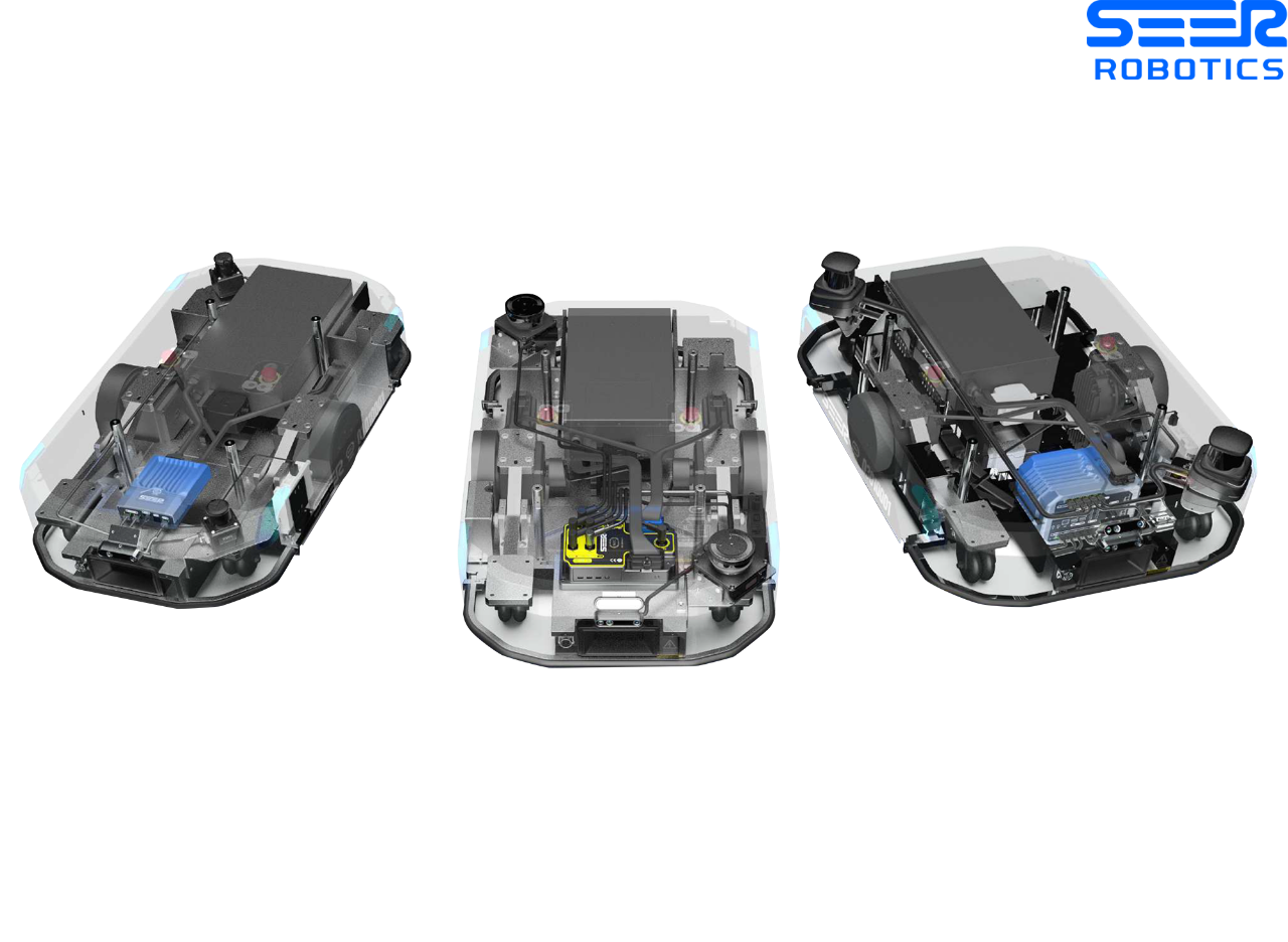 AMR統合開発プラットフォーム SEER Roboticsの製品イメージです。