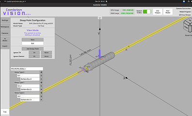 AI学習ソフトウェア画面