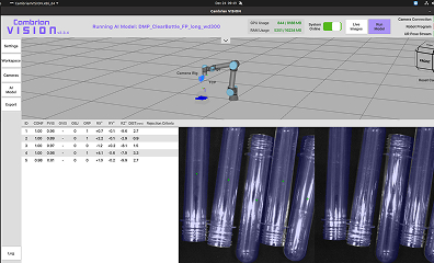 物体認識テスト結果画面